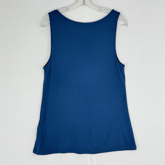 Soft Surroundings Tank Top Women Size M Navy Blue - Picture 5 of 13